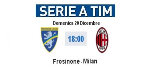 Frosinone - Milan in diretta live