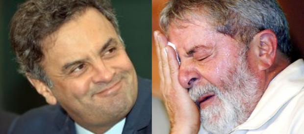 Aécio vence e Lula perde em todos os cenários Aécio vence e Lula perde em todos os cenários