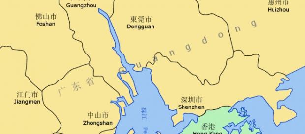 A map of Hong Kong (Wikipedia) A map of Hong Kong (Wikipedia)