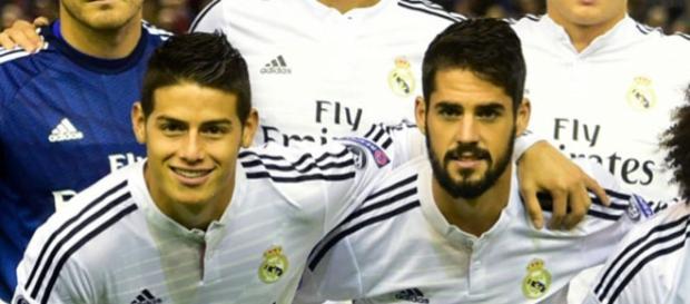 James e Isco, con el Real Madrid James e Isco, con el Real Madrid