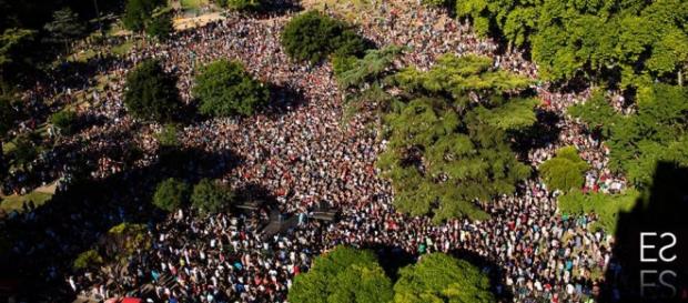 Más de 10 mil personas estuvieron presentes Más de 10 mil personas estuvieron presentes
