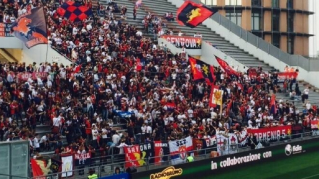 Genoani in festa al Mapei Stadium