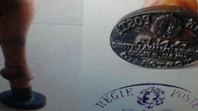 Timbro delle Regie Poste del Fascio italiano