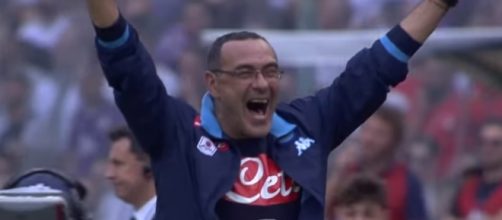 Maurizio Sarri, primo anno a Napoli.