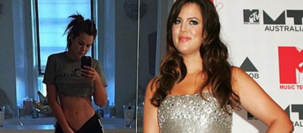 Khloe emagreceu 4.5 kg em um mês Khloe emagreceu 4.5 kg em um mês