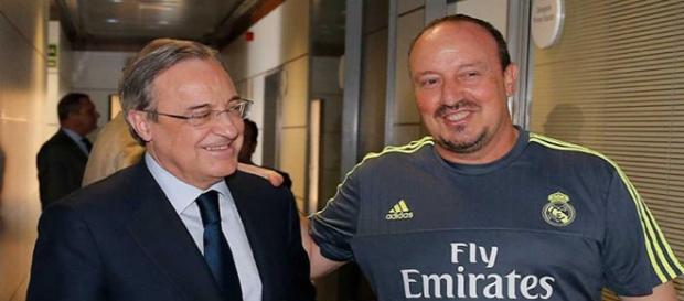 Rafa Benítez y Florentino Pérez Rafa Benítez y Florentino Pérez