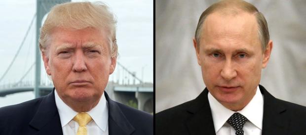 Donal Trump y Vladimir Putin unidos. Donal Trump y Vladimir Putin unidos.