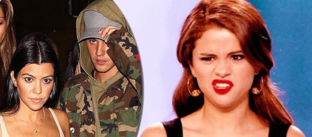 Kourtney se sentiu intimidada por Selena Kourtney se sentiu intimidada por Selena