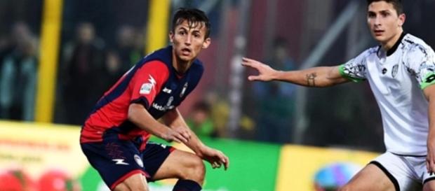 L'attaccante croato dell'F.C. Crotone Ante Budimir L'attaccante croato dell'F.C. Crotone Ante Budimir