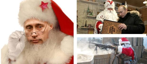 Noua găselniţă a lui Putin, un Moş Crăciun înarmat Noua găselniţă a lui Putin, un Moş Crăciun înarmat