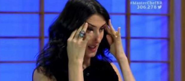 Paola no MasterChef - Foto/Reprodução: Band Paola no MasterChef - Foto/Reprodução: Band