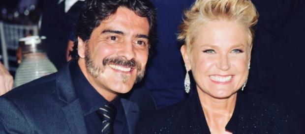 Xuxa e o namorado Junno Andrade. Xuxa e o namorado Junno Andrade.