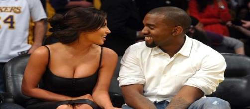 Kim Kardashian and Kanye West (flickr)