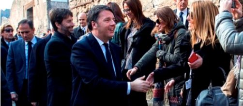 Renzi e Franceschini a Pompei il 24 dicembre 2015