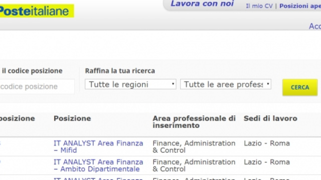 Laureati in ingegneria per Poste Italiane