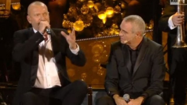 Panariello e Antonacci nella puntata del 23/12