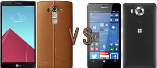 Confronto: LG G4 vs Microsoft Lumia 950