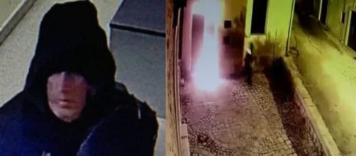 Foto dell'uomo che ha incendiato gli uffici