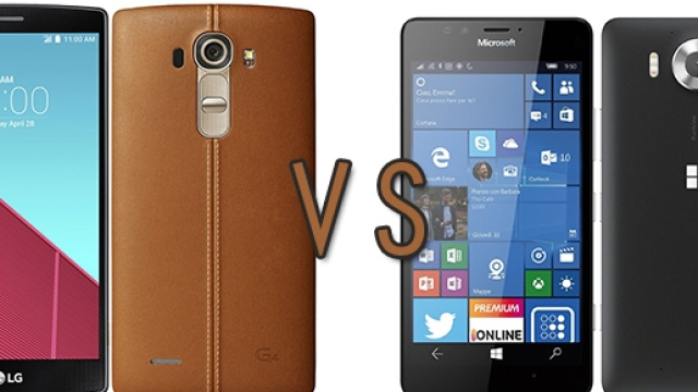 Confronto: LG G4 vs Microsoft Lumia 950