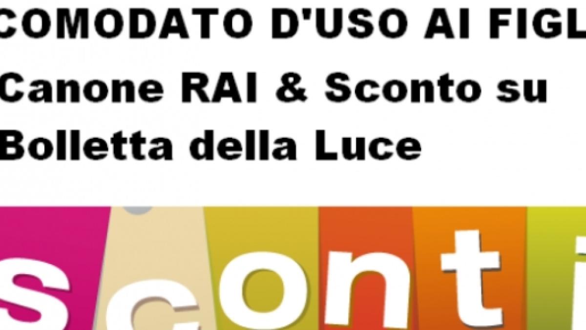 Canone Rai Sulle Abitazioni In Comodato Ai Figli Chi Paga E