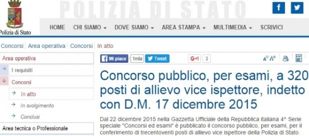 Concorso pubblico polizia di stato anche per diplomati: requisiti e ... Polizia di stato on line