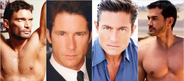 Esses atores são grandes galãs de novelas. Esses atores são grandes galãs de novelas.