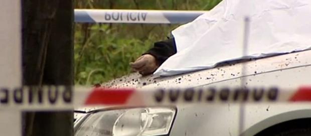 Força da explosão projectou corpo da vítima Força da explosão projectou corpo da vítima