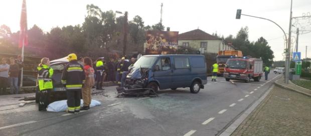 Vítima mortal na EN 103 em Forjães Vítima mortal na EN 103 em Forjães