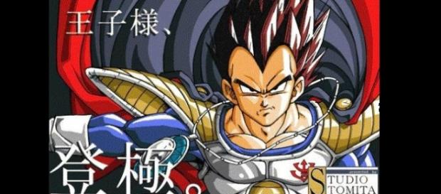 El fan-art de Vegeta convertido en rey El fan-art de Vegeta convertido en rey