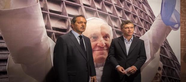Daniel Scioli y Mauricio Macri, rivales políticos Daniel Scioli y Mauricio Macri, rivales políticos