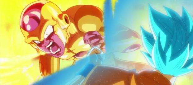 Goku peleando contra Golden Freezer Goku peleando contra Golden Freezer
