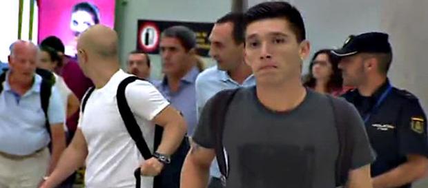 Matías Kranevitter, a su llegada a Madrid Matías Kranevitter, a su llegada a Madrid