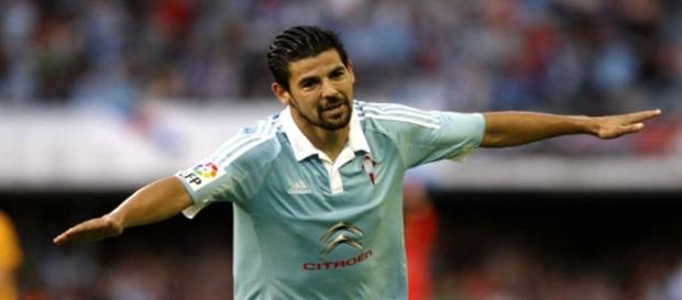 Nolito, celebra un gol con el Celta esta temporada Nolito, celebra un gol con el Celta esta temporada