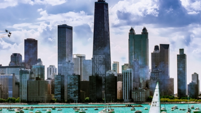Chicago, una veduta dello Skyline