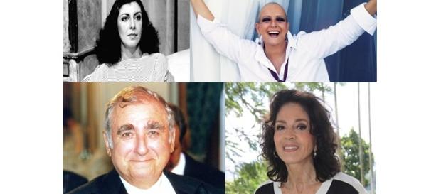 Celebridades que morreram em 2015. FOTOS: Globo. Celebridades que morreram em 2015. FOTOS: Globo.