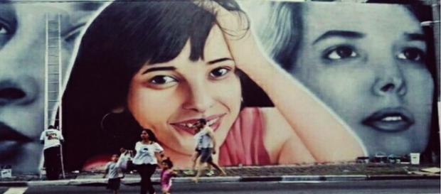 Mural em homenagem à Daniella Perez Mural em homenagem à Daniella Perez