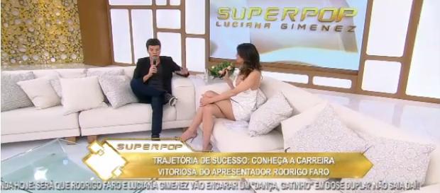 O apresentador Rodrigo Faro no programa "Superpop" O apresentador Rodrigo Faro no programa "Superpop"