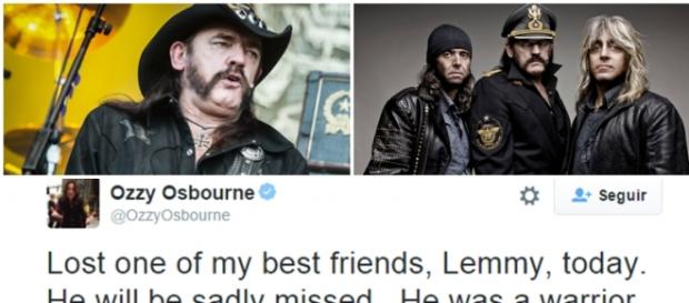 Vocalista Lemmy da banda Motörhead morreu Vocalista Lemmy da banda Motörhead morreu