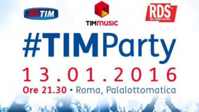 #TIMParty al Palalottomatica di Roma 2016