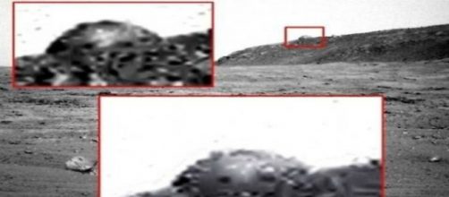 La foto della cupola su Marte.