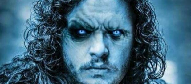 Jon Snow as White Walker in Game of Thrones S06 Jon Snow as White Walker in Game of Thrones S06