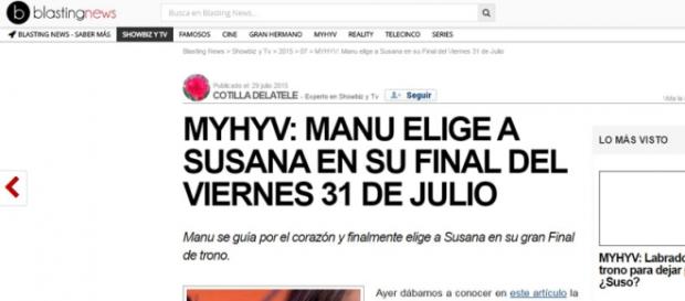 La sección más leída del año 2015. La sección más leída del año 2015.