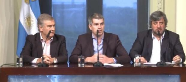 Marcos Peña anunciando nuevas medidas Marcos Peña anunciando nuevas medidas