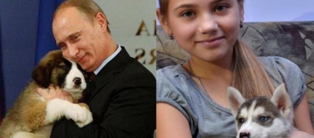 Putin leu a carta de Olga e lhe deu um cachorro Putin leu a carta de Olga e lhe deu um cachorro