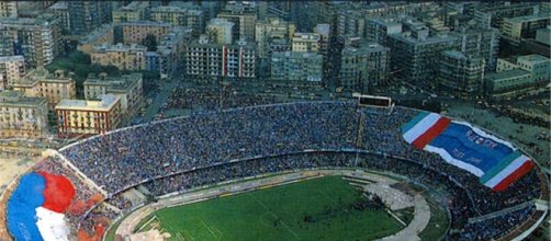 Il San Paolo il giorno dello scudetto del Napoli