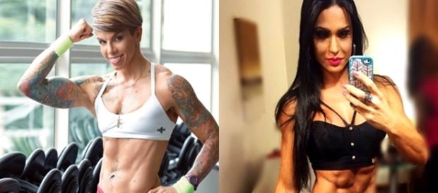 Antes e depois da Gracyanne Barbosa e Penélope Antes e depois da Gracyanne Barbosa e Penélope
