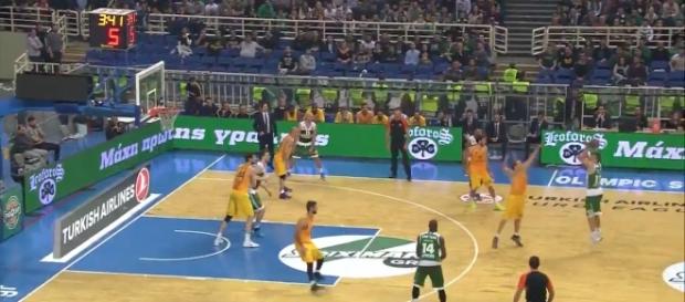 Diamantidis anotó un triple decisivo con 77-74 Diamantidis anotó un triple decisivo con 77-74