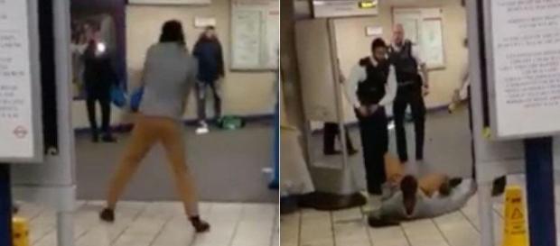 Un uomo accoltella un passeggero della metro Un uomo accoltella un passeggero della metro