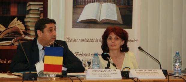 Zvetlana Preoteasa alături de Cristian David Zvetlana Preoteasa alături de Cristian David