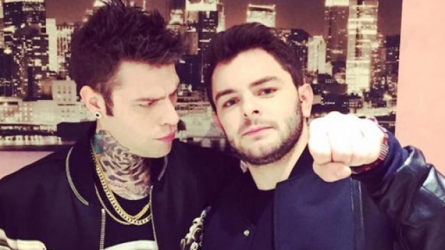 Il rapper Fedez e Lorenzo Fragola
